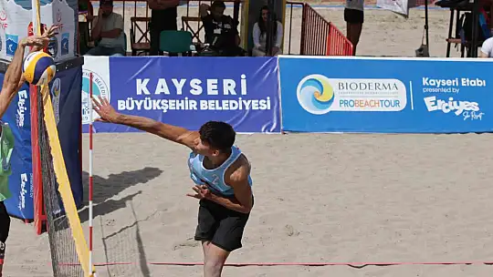 Erciyes'te Plaj Voleybolu Turnuvası başladı
