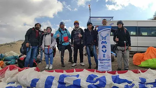 Engelli vatandaşlar Kayseri'yi havadan izledi