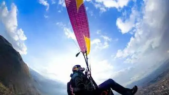 Engelli vatandaşlar Kayseri'yi havadan izledi