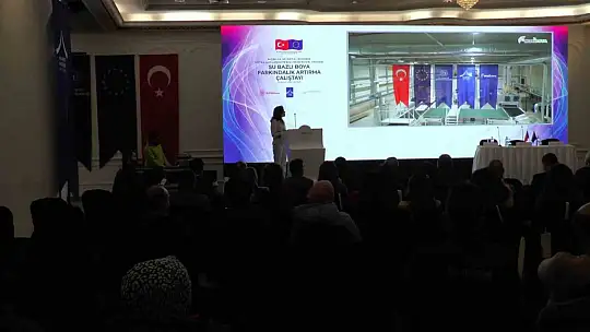 'Su Bazlı Boya Farkındalık Artırma Çalıştayı' yapıldı