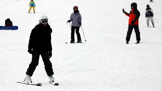 Erciyes'e turist akını