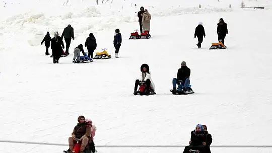 Erciyes'e turist akını