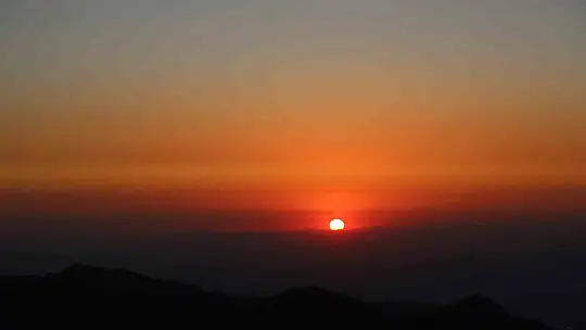 Erciyes'te Muhteşem Gün Batımı