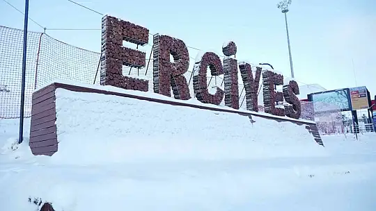 Erciyes'te kar kalınlığı 40 santimi buldu