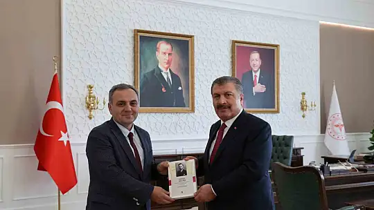 Fahrettin Koca'ya ERÜ'den ziyaret