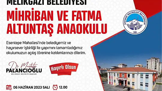 Melikgazi Belediyesi'nden bir yenilik daha...