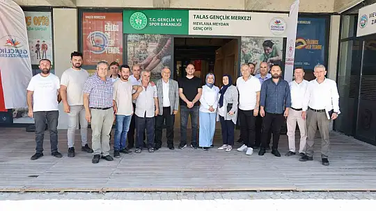 Talas'ta esnaf buluşmaları yeniden başladı