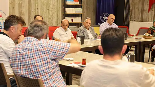 Talas'ta esnaf buluşmaları yeniden başladı