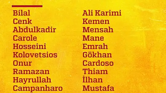 Kayserispor'da Adana Demirspor kamp kadrosu şekillendi