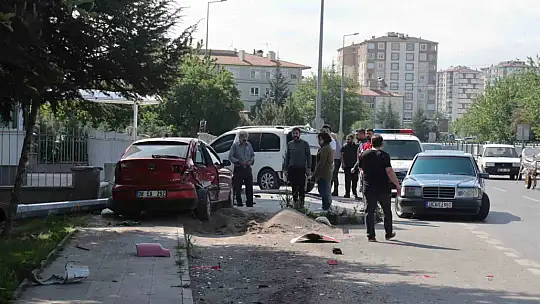 Freni patlayan araç dehşet saçtı