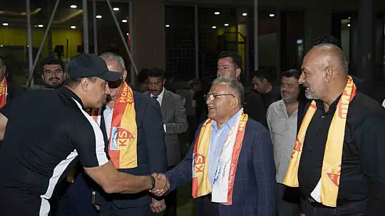 Kayserispor'a Galatasaray maçı öncesi moral ziyareti