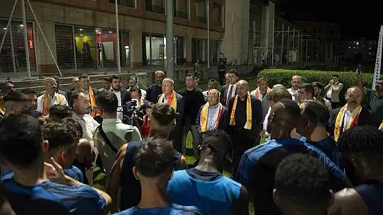 Kayserispor'a Galatasaray maçı öncesi moral ziyareti