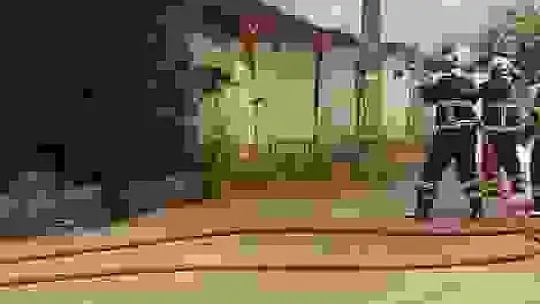 Garajda çıkan yangın paniğe neden oldu