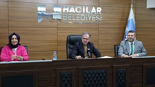 Hacılar Belediye Meclisi aralık ayı toplantısını yaptı