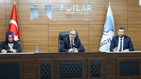 Hacılar Belediyesi Mart ayı meclisini yaptı