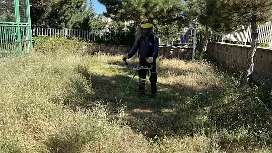 Hacılar'da okul öncesi temizlik!