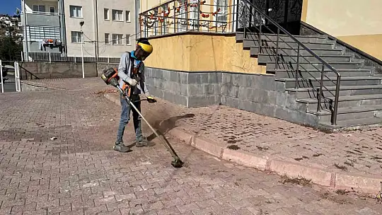 Hacılar'da okul öncesi temizlik!