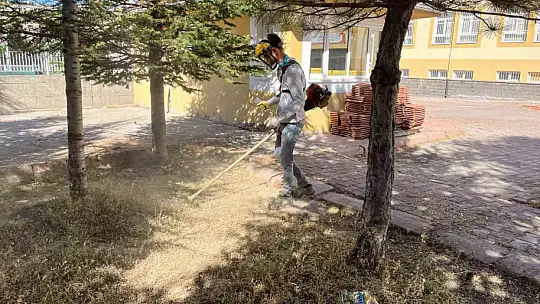 Hacılar'da okul öncesi temizlik!