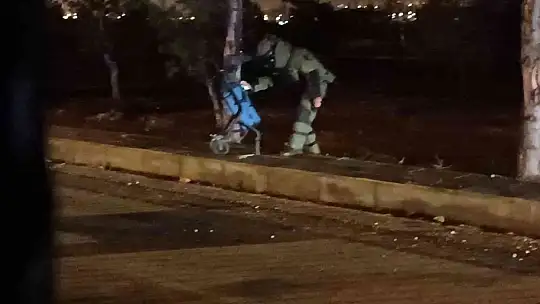 Kaçarken askeri alana girdİ