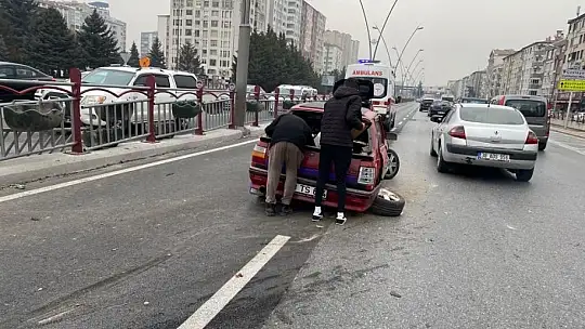 Kazadan hafif sıyrıklarla kurtuldular