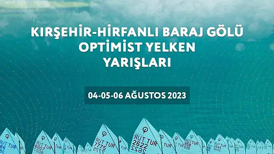 Hirfanlı Barajında sahil yelken yarışları