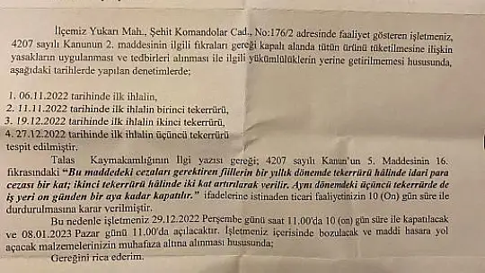 'Sigara cezası bahane'