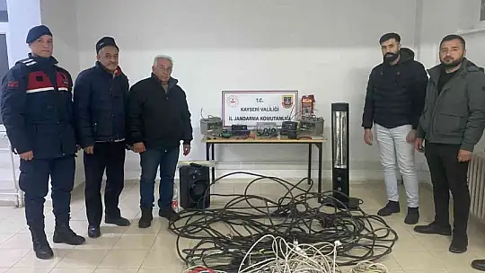 Jandarma 6 hırsızlık olayını aydınlattı