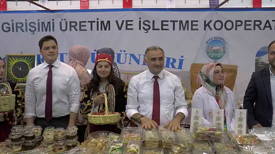 El emeği göz nuru ürünler görücüye çıktı