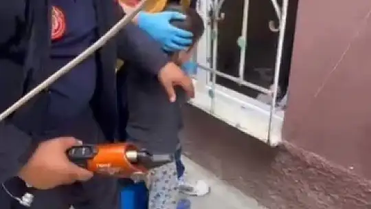 Küçük çocuğun yaramazlığı sonucu bakın ne oldu?