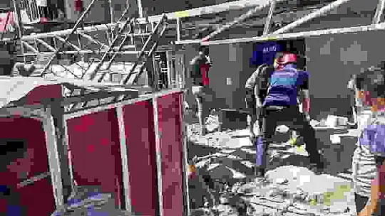 Kahramanmaraş'ta inşaatta göçük: 1 ölü,2 yaralı