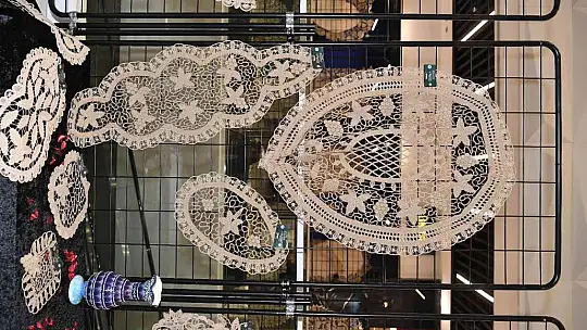 KAYMEK Dantel Anglez El Sanatları Sergisi'ne yoğun ilgi