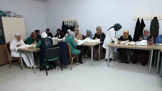 Hacılar'da El Sanatları Kursları devam ediyor