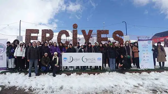 Erciyes'te kayak ve gondol keyfi