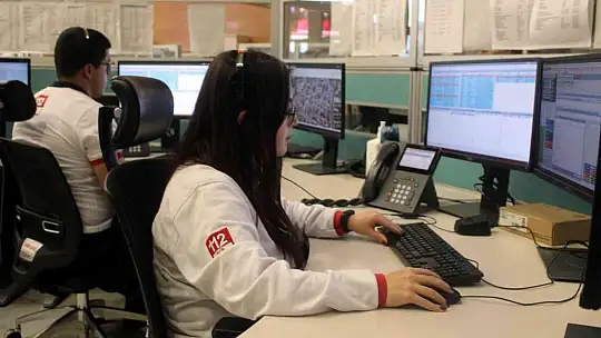 Kayseri 112 Acil Çağrı Merkezi 1 milyon 650 bin çağrı karşıladı