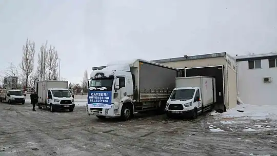 Büyükşehir'den deprem bölgesine yardım eli