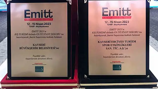 Büyükşehir'e ödül...