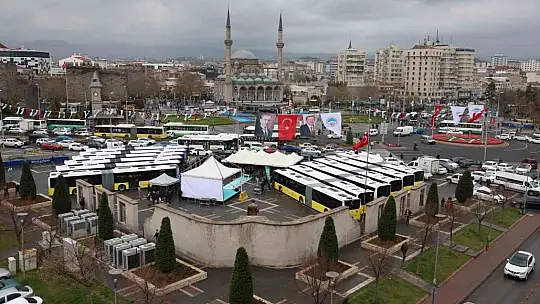 Kayseri'de otobüs filosu gençleşiyor