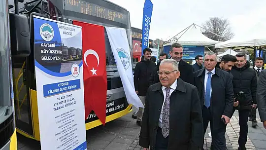 Kayseri'de otobüs filosu gençleşiyor