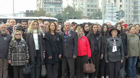 10 Kasım'da Ata'ya saygı duyuldu!