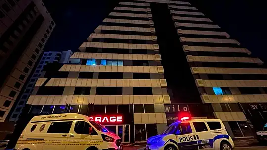 14. kattan düşen şahıs hayatını kaybetti