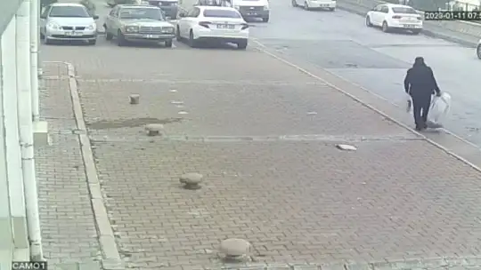 Bina hırsızı yakalandı