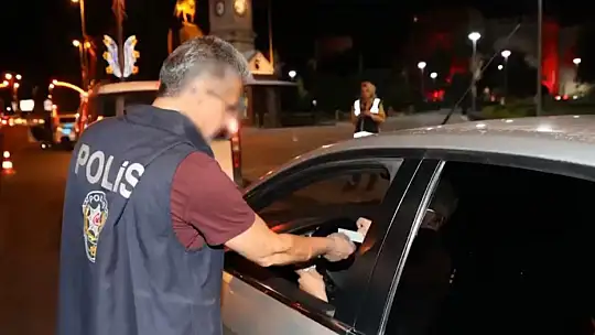 Kayseri'de polis tarafından 3 bin 420 kişi sorgulandı