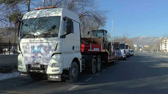Deprem bölgesine yardımları sürüyor