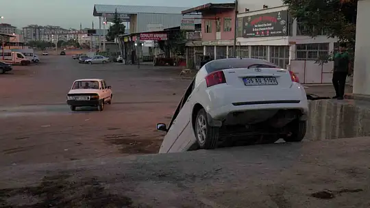 Kayseri'de ilginç kaza...