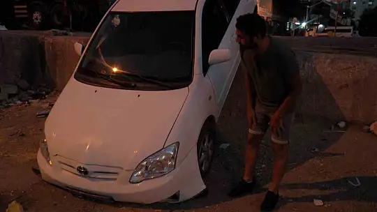 Kayseri'de ilginç kaza...