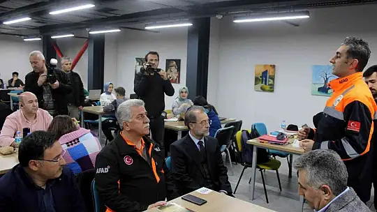 Kayseri'de deprem tatbikatı yapıldı