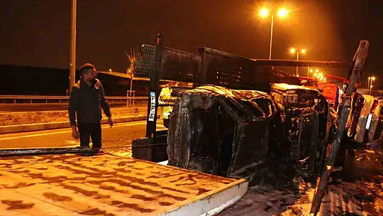 Kayseri'de feci kaza