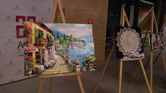 Kayseri'de hükümlülerin eserleri sergilendi