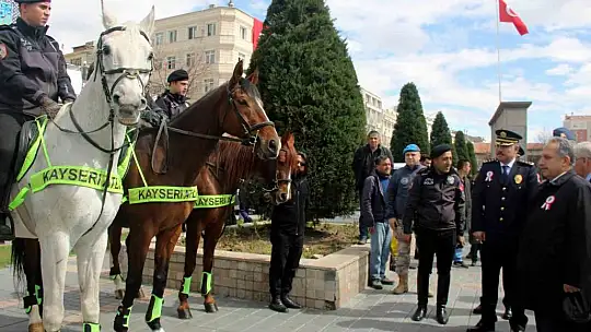 Kayseri'de Türk Polis Teşkilatı'nın 178. kuruluş yıl dönümü kutlandı