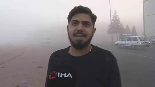 Kayseri'de sis: Görüş mesafesi 5 metreye kadar düştü